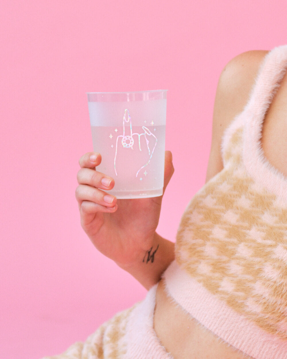 5 Karat Cups | 16 Reusable Frost Flex Engagement Ring Cups for Bachelorette Party