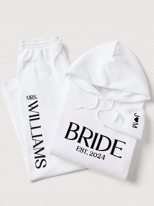BRIDE Hoodie & Joggers Set (3D Puff)