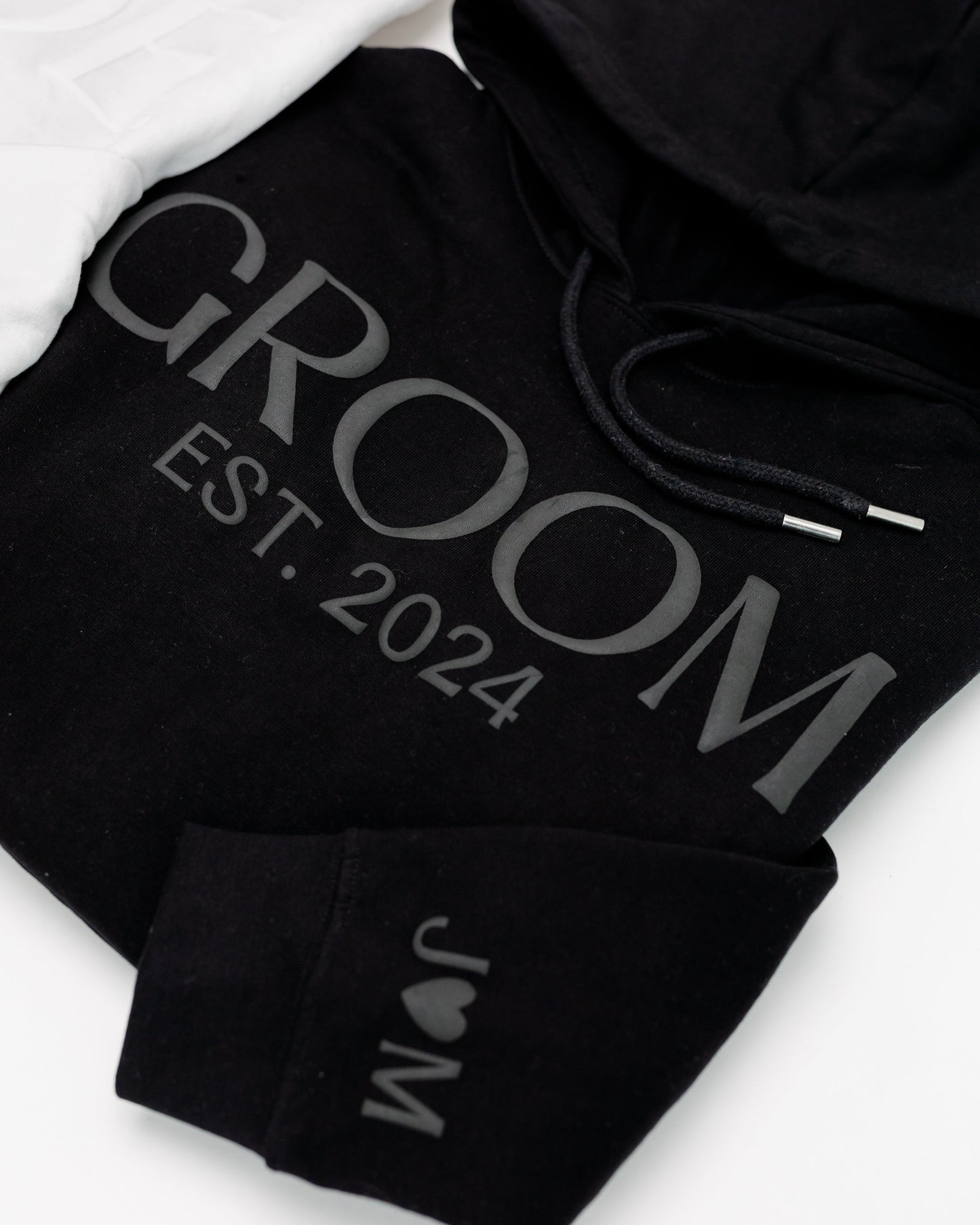 Embossed BRIDE & GROOM Hoodie/Joggers Sets