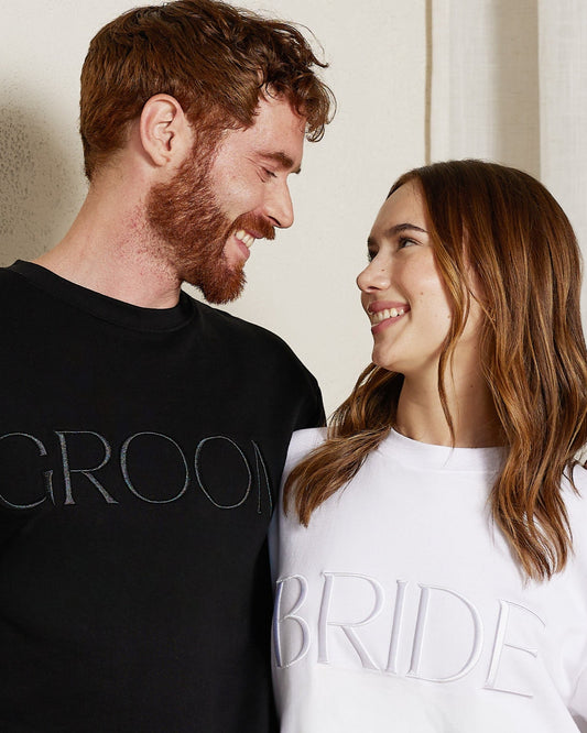 Embroidered BRIDE & GROOM Sweatshirts Bundle