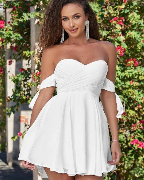 Sophie Mini Dress - White