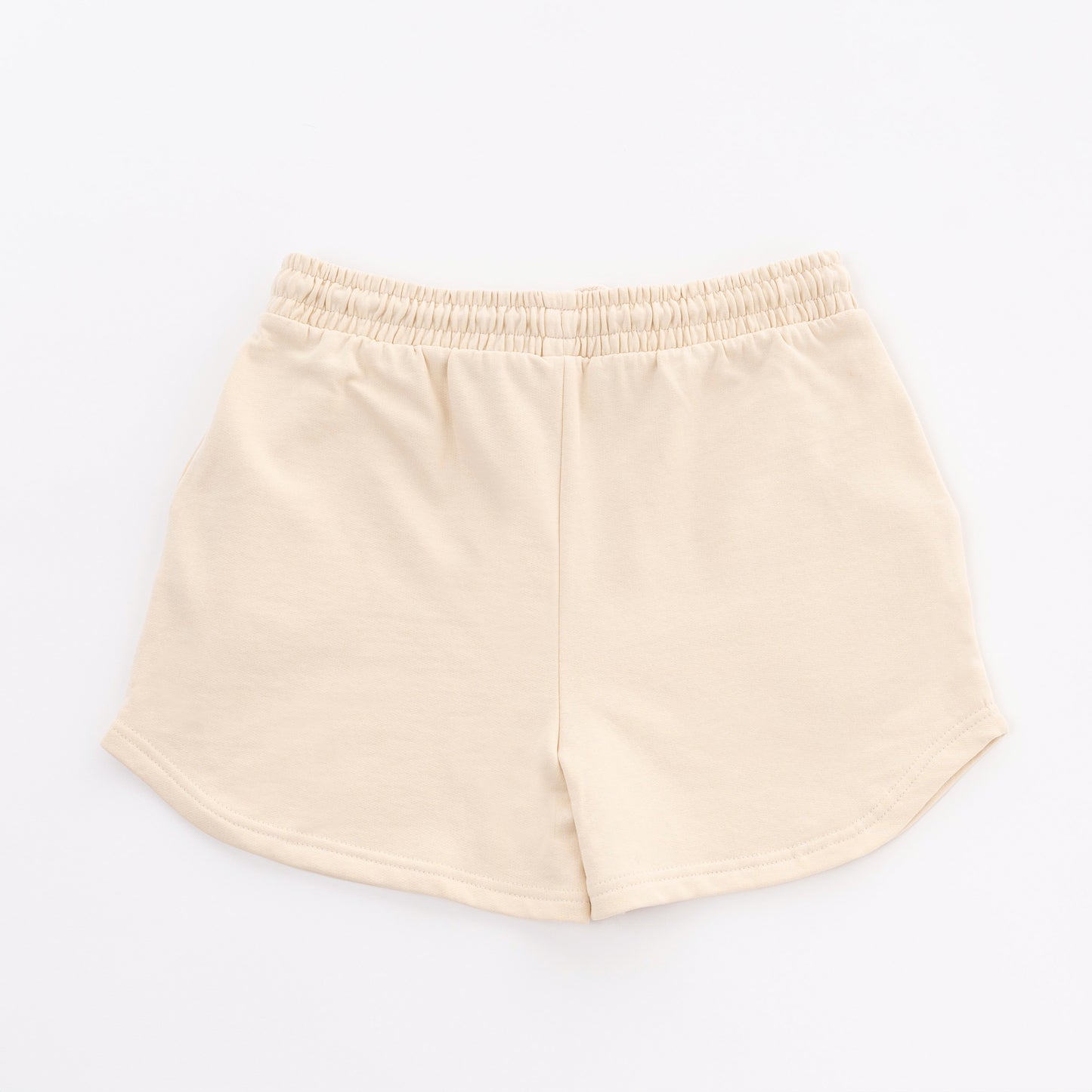 Personalized Embroidered Shorts - Ivory Cream
