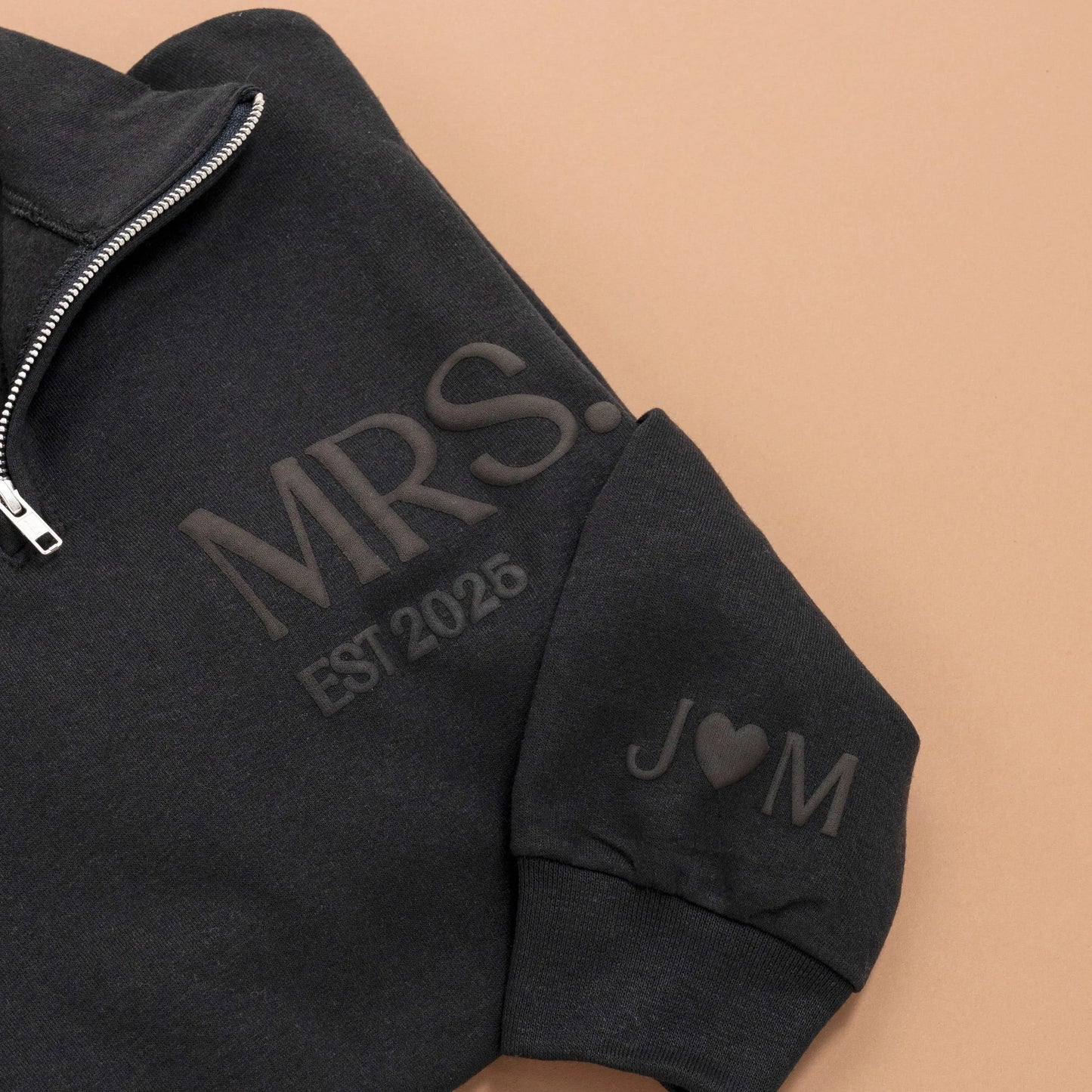 Embossed MR & MRS Quarter Zips Bundle