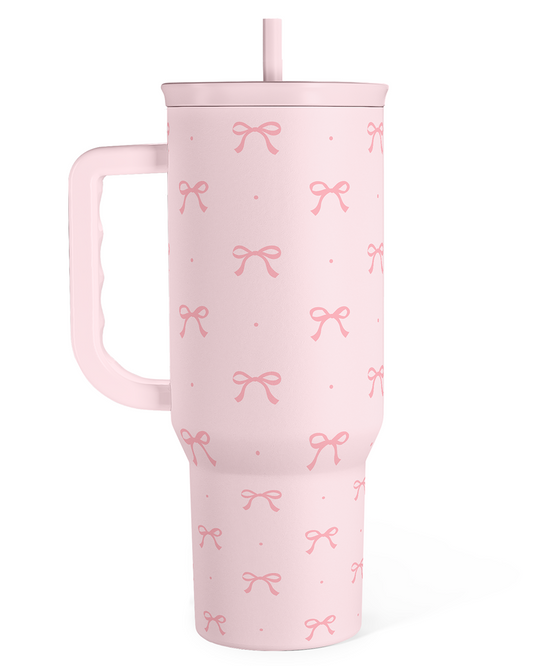 Coquette Bow Stainless Steel Tumbler