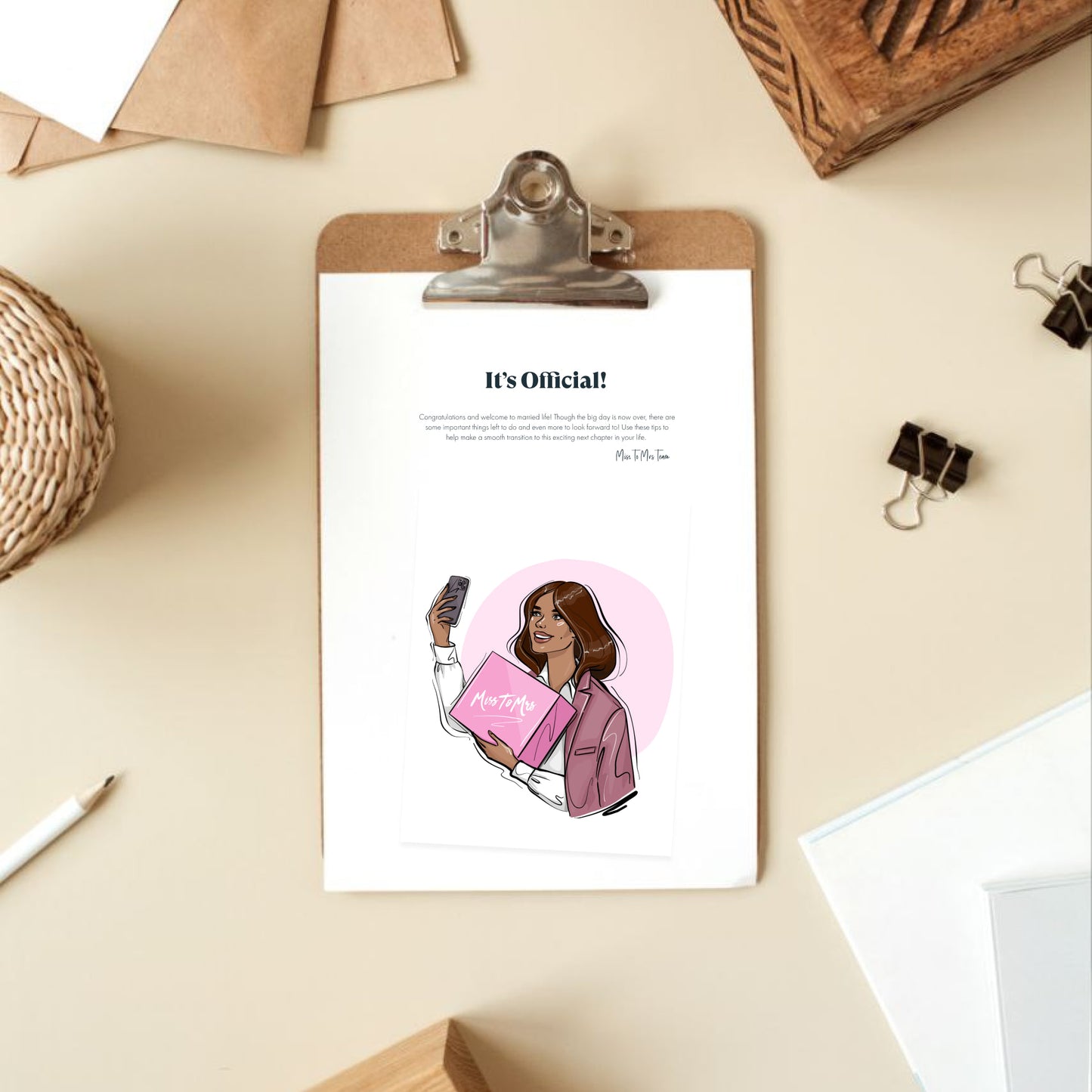 It's Official! - Wedding Planning Guide - Digital Download