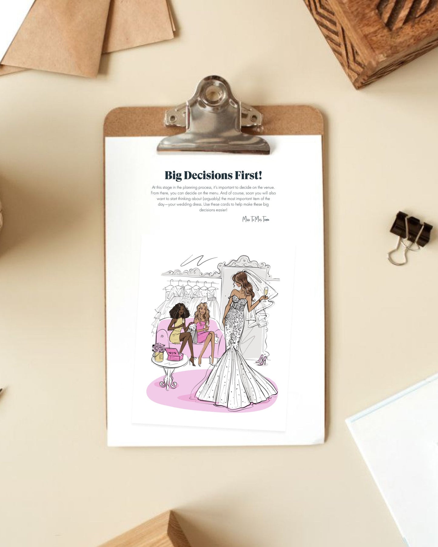 Big Decisions First - Wedding Planning Guide - Digital Download