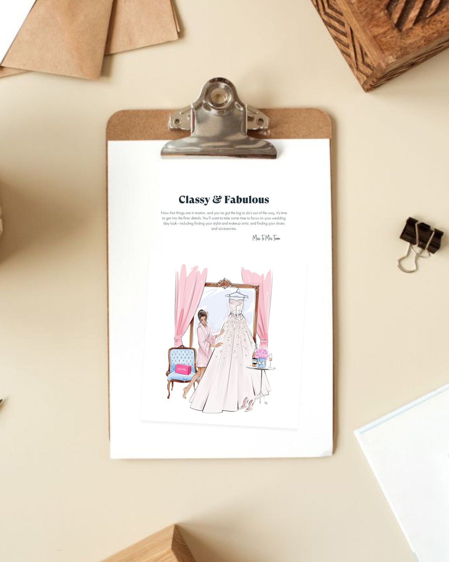 Classy & Fabulous - Wedding Planning Guide - Digital Download
