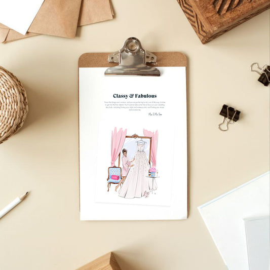 Classy & Fabulous - Wedding Planning Guide - Digital Download