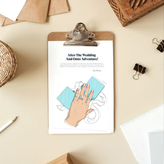 After The Wedding, And Onto Adventure! - Wedding Planning Guide - Digital Download