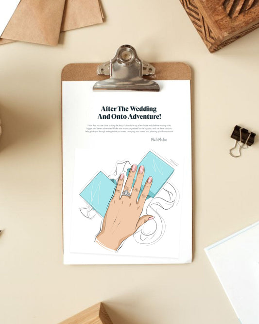 After The Wedding, And Onto Adventure! - Wedding Planning Guide - Digital Download