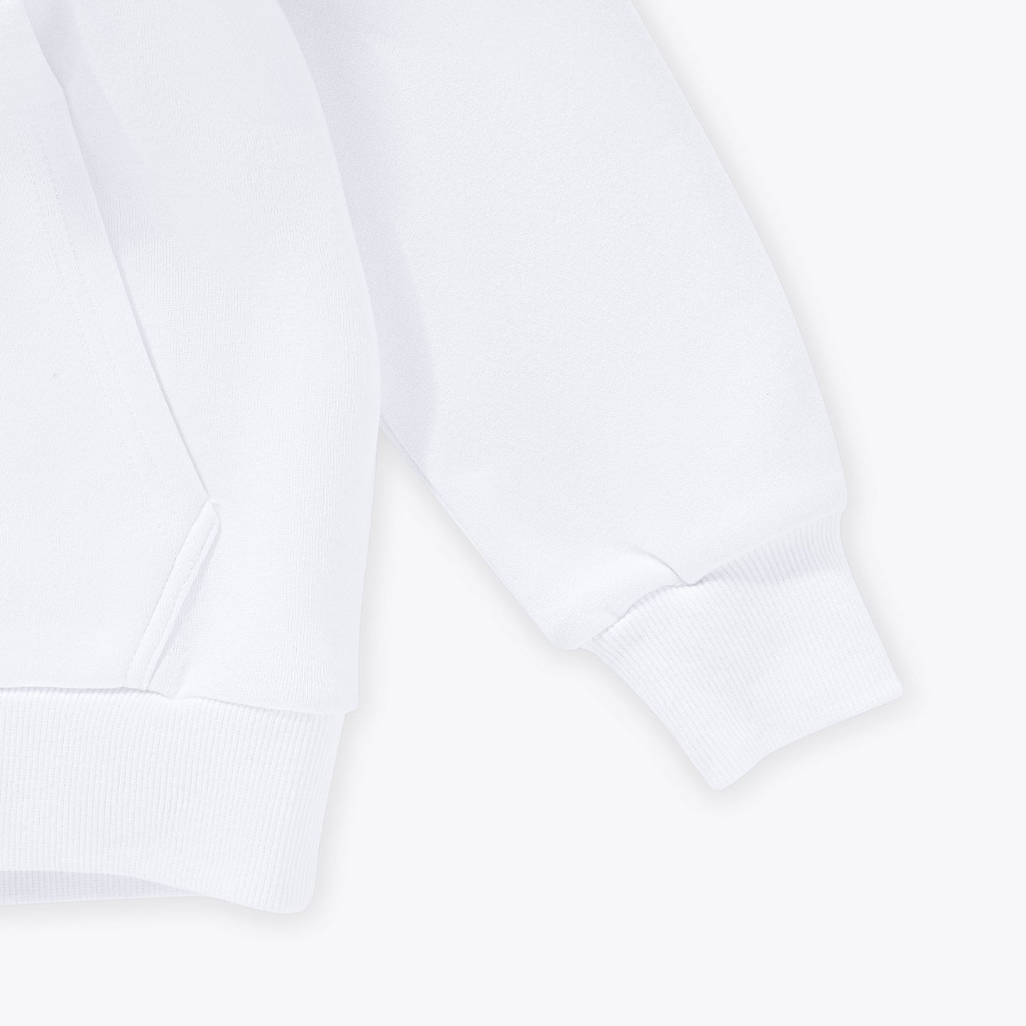 Engaged Embroidered White Hoodie