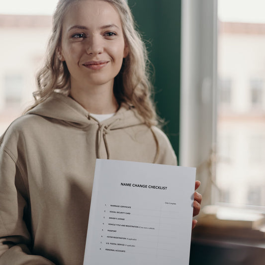 Name Change Kit - Print at Home - Digital Download