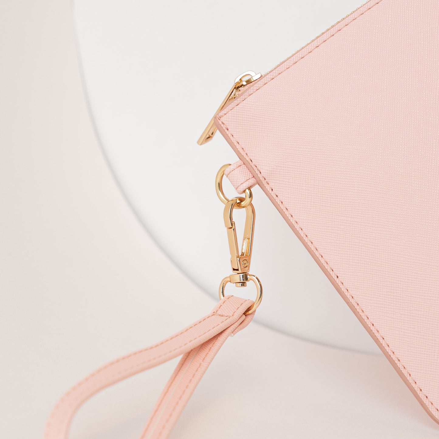 Team Bride Pink Wristlet