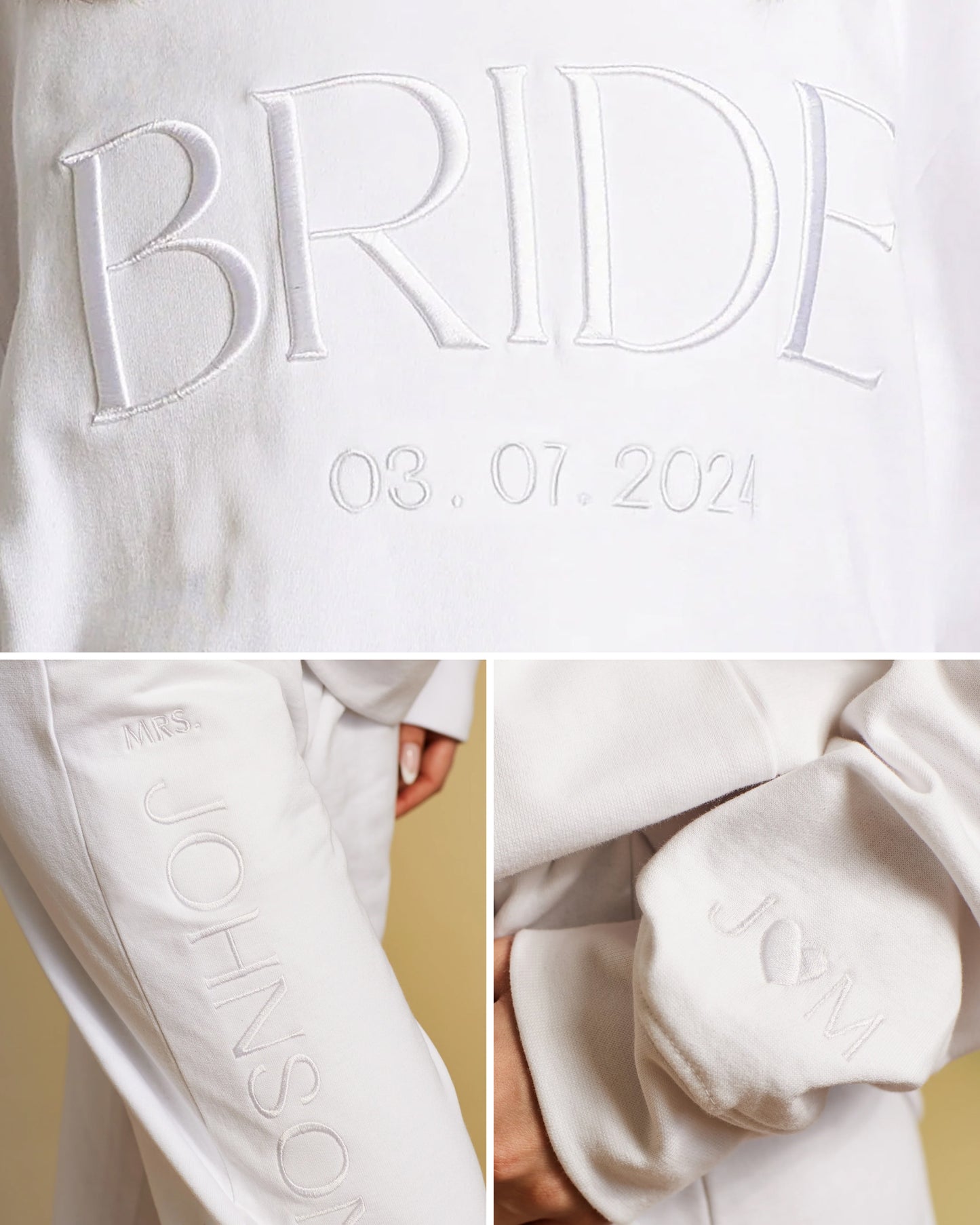 BRIDE Crewneck & Joggers Set (Embroidered)