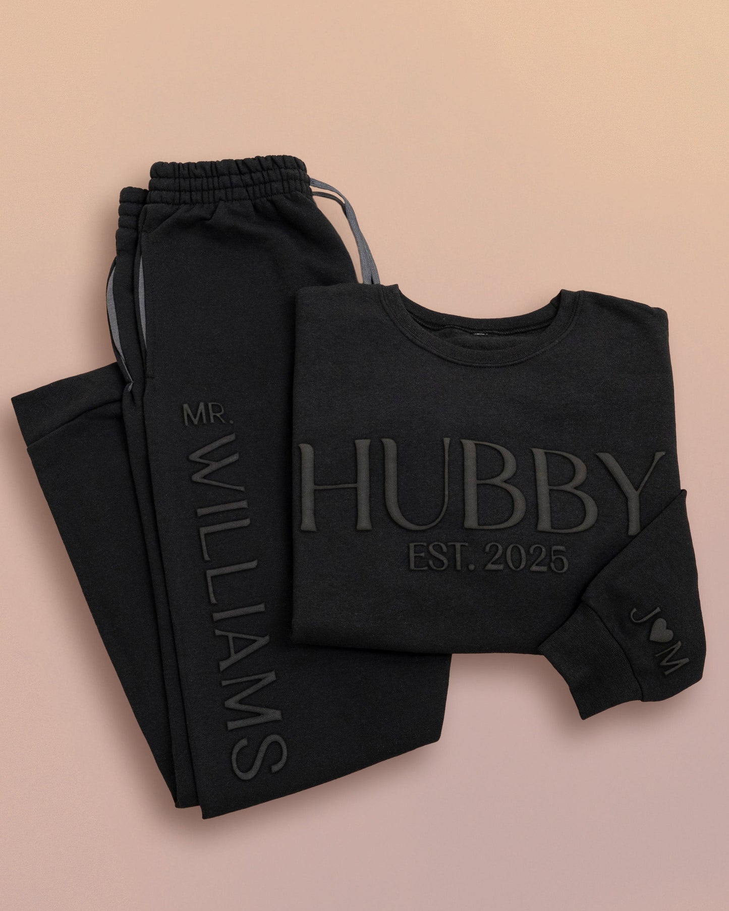 Embossed WIFEY Sweatshirt & Joggers Set