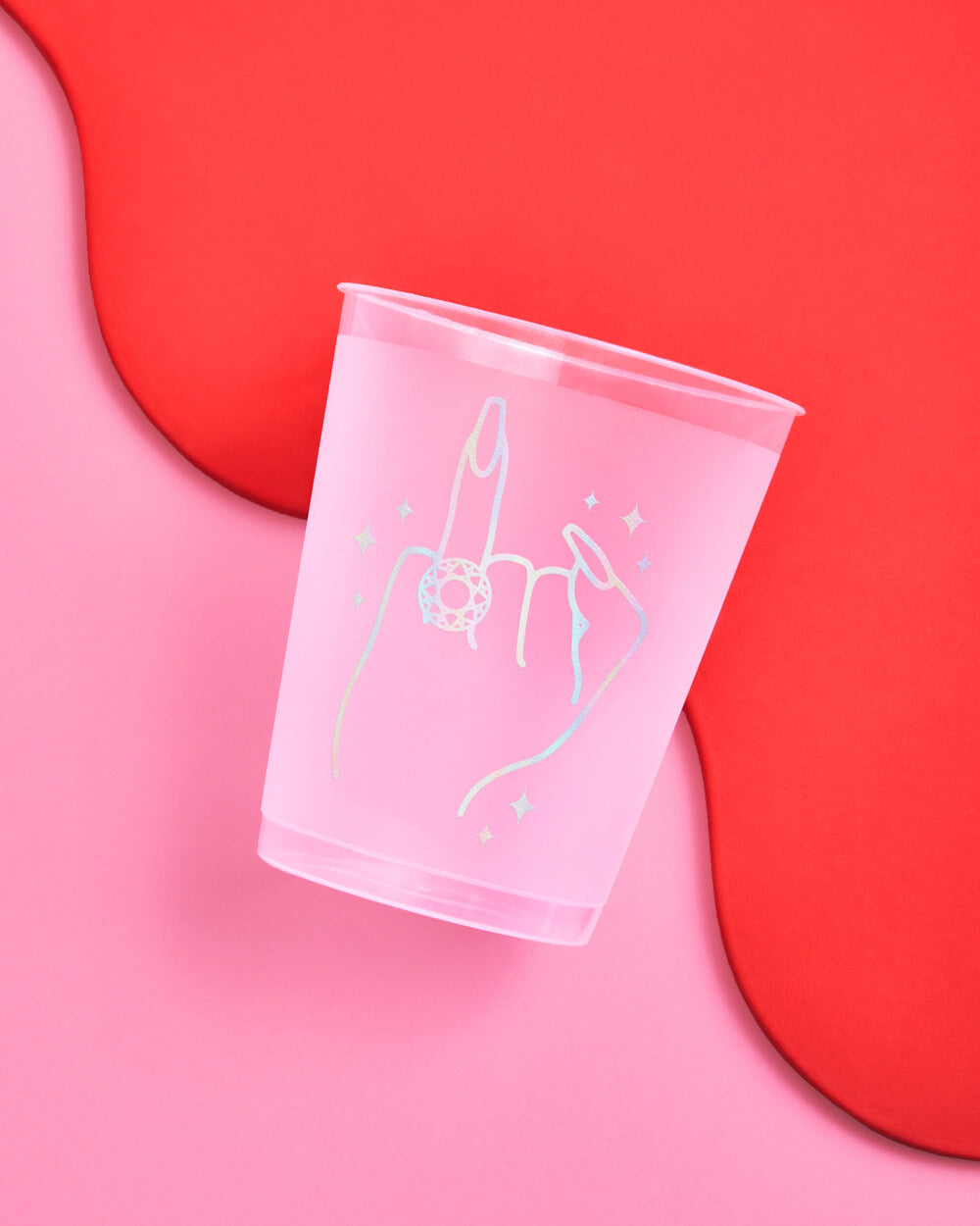5 Karat Cups | 16 Reusable Frost Flex Engagement Ring Cups for Bachelorette Party