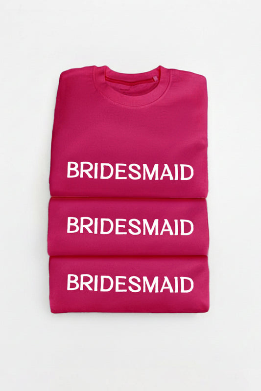Embossed BRIDESMAID Sweatshirt