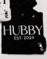 Embossed WIFEY & HUBBY Hoodies Bundle - Contrast