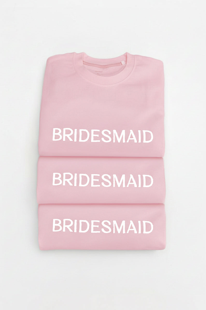 Embossed BRIDESMAID Sweatshirt