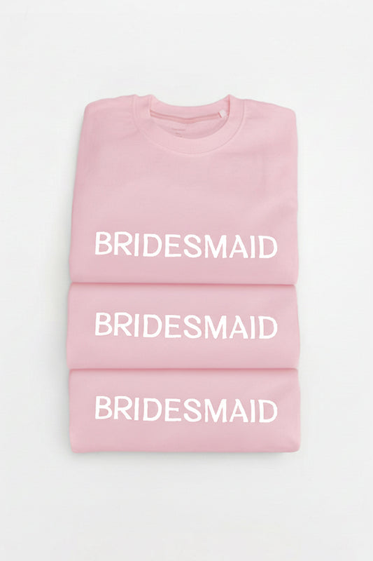 Embossed BRIDESMAID Sweatshirt
