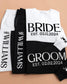 Embossed BRIDE & GROOM Sweatshirt/Joggers Sets - Contrast