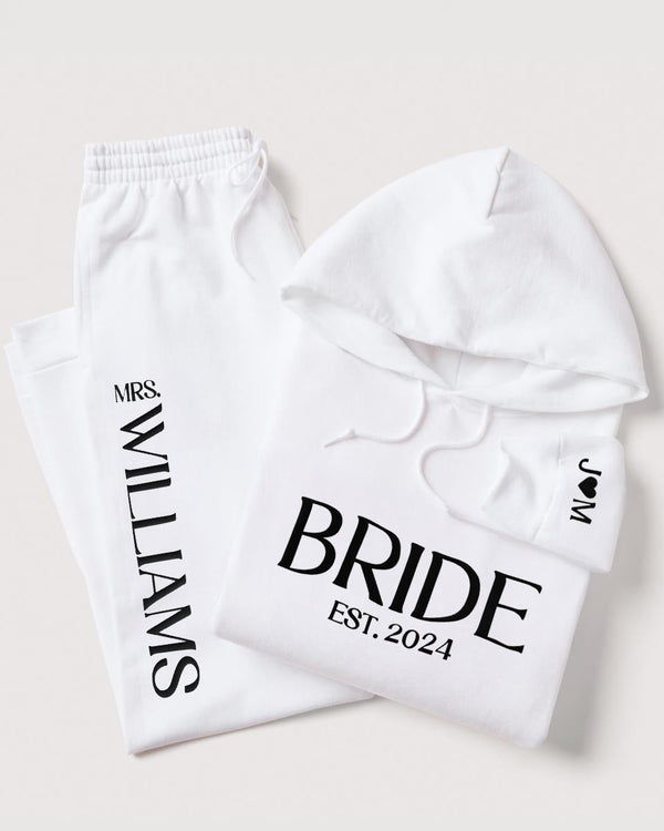 BRIDE Hoodie & Joggers Set (3D Puff)