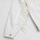 Embroidered Bride Jacket with Fringes