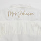 Embroidered Bride Jacket with Fringes