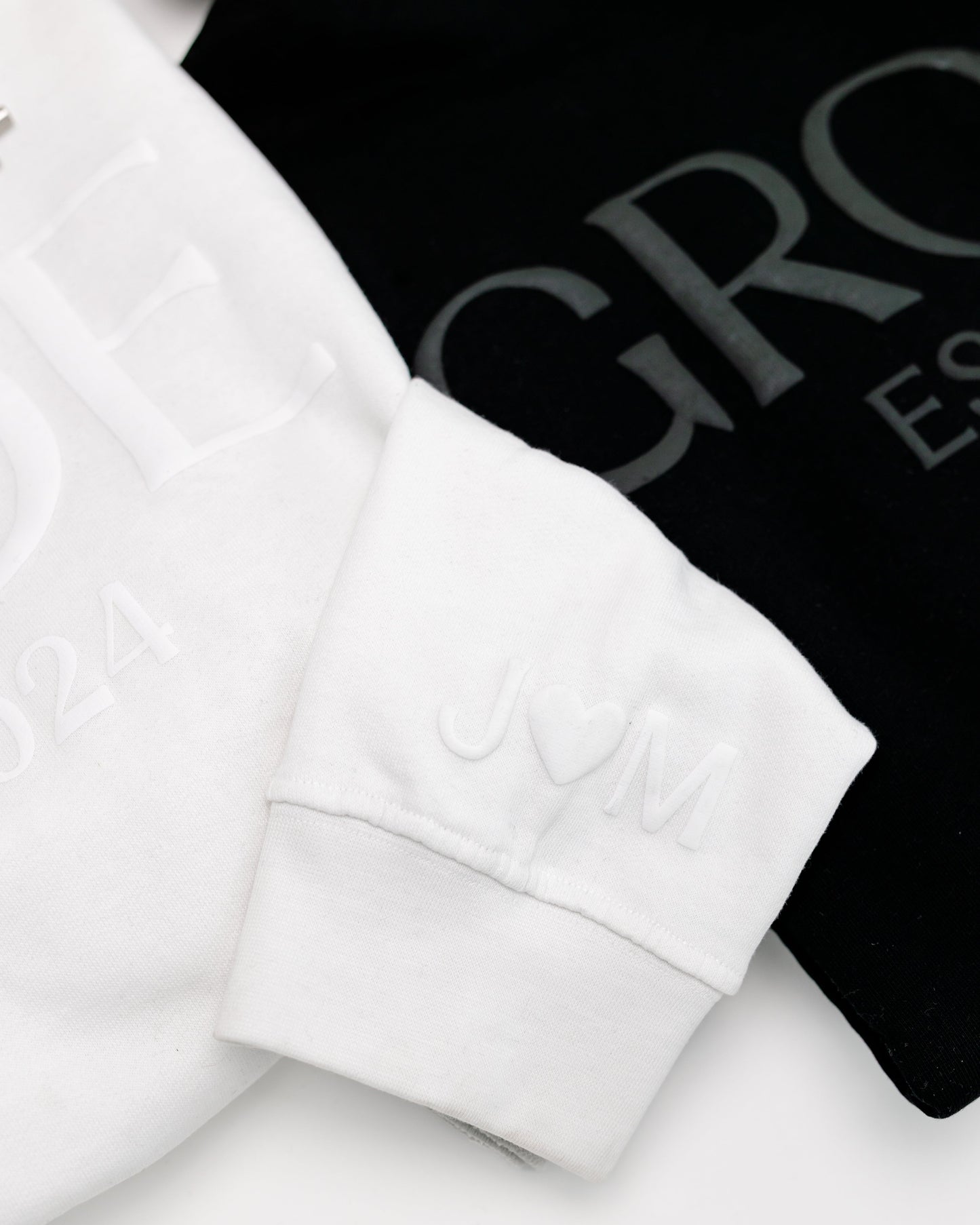 Embossed BRIDE & GROOM Hoodies Bundle