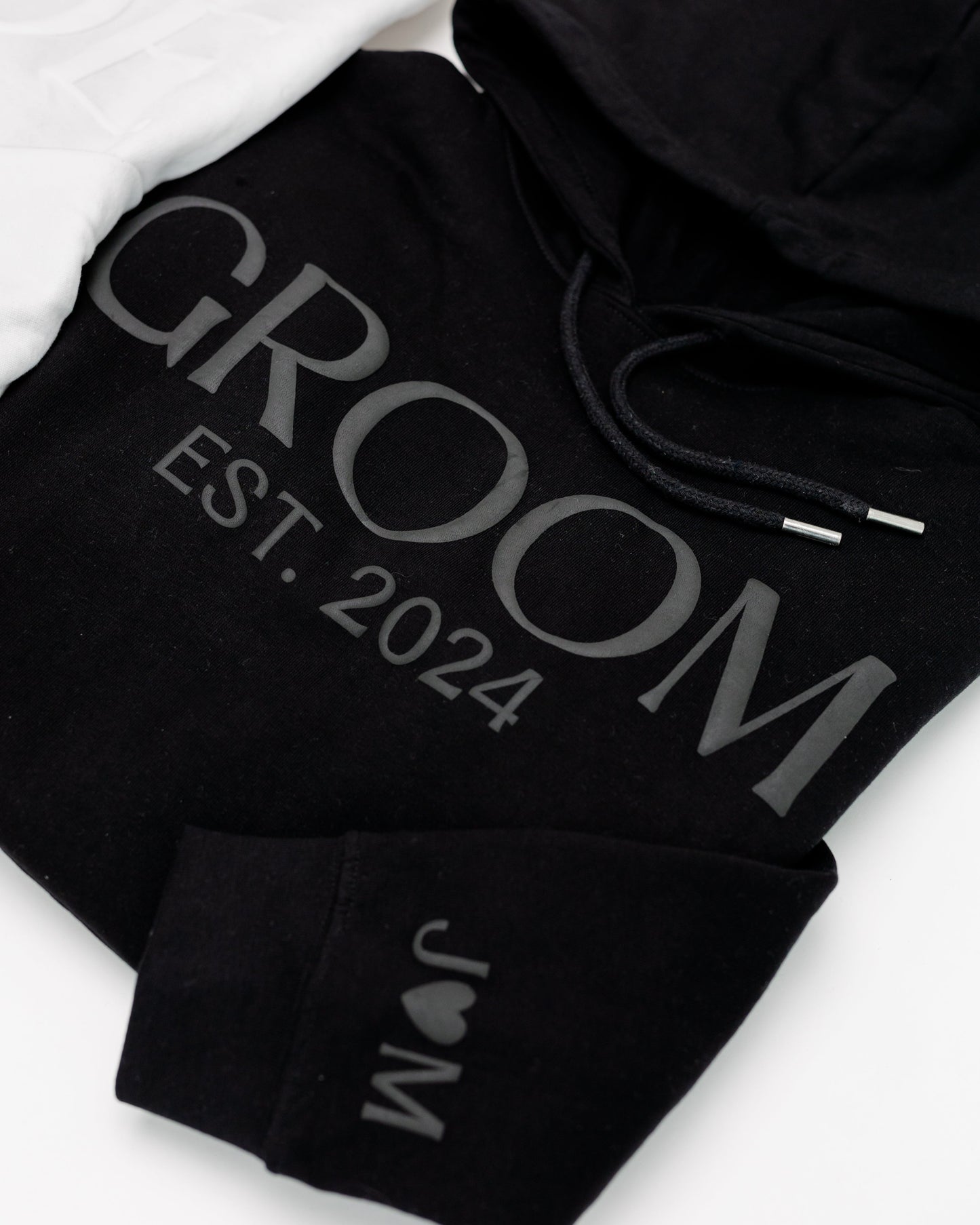 Embossed BRIDE & GROOM Hoodies Bundle