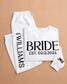 Embossed BRIDE & GROOM Sweatshirt/Joggers Sets - Contrast