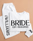Embossed BRIDE Sweatshirt & Joggers Set - Contrast