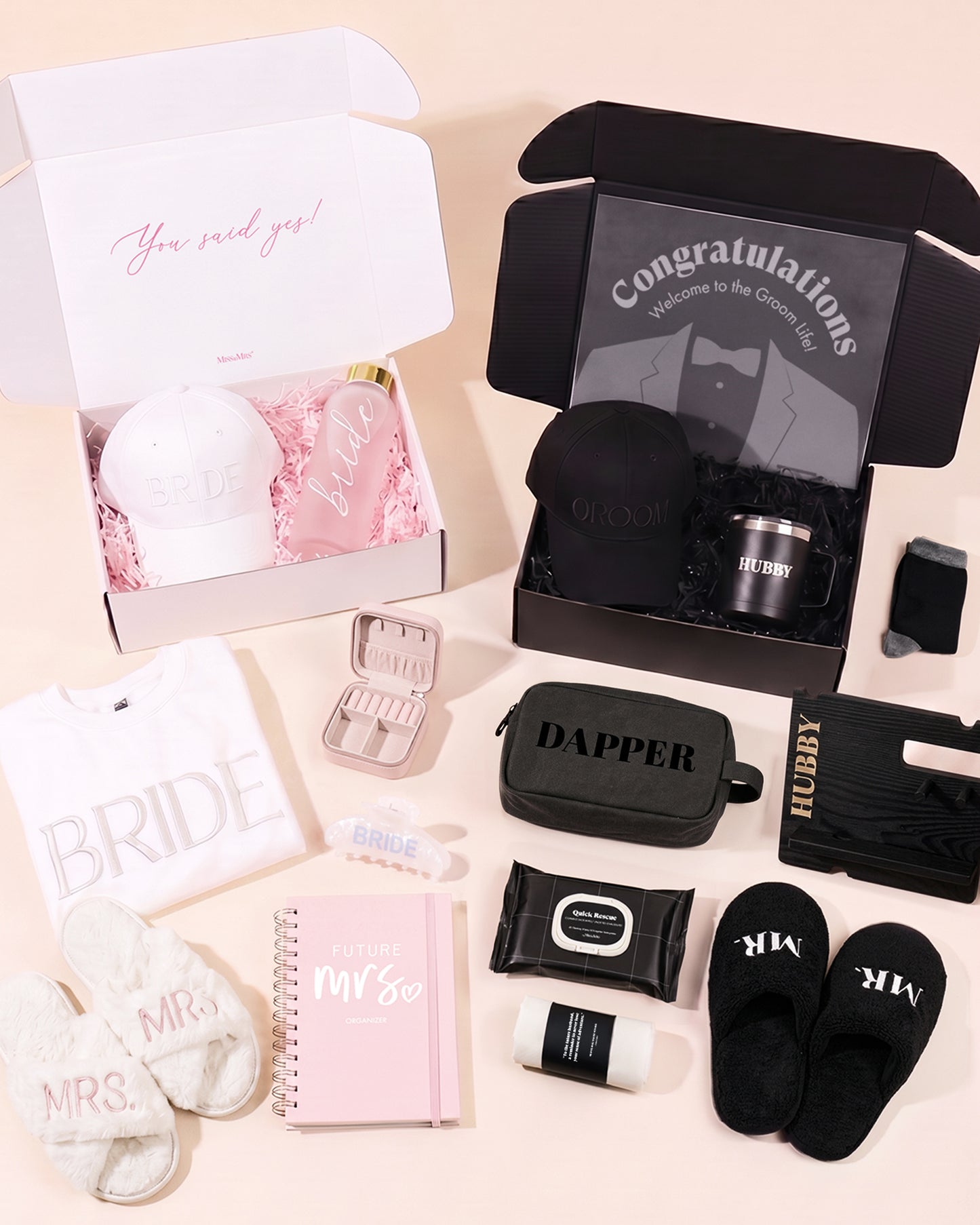 Perfect Pair: Grand Bride Box & Groom Box Set