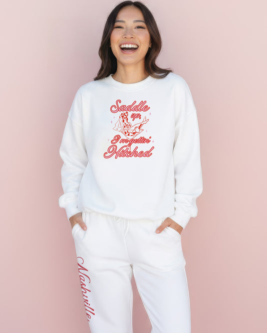 BRIDE & BRIDESMAIDS Crewnecks & Joggers Set (Vinyl)