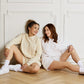 Embroidered BRIDE/WIFEY Sweatshirt & Shorts Set