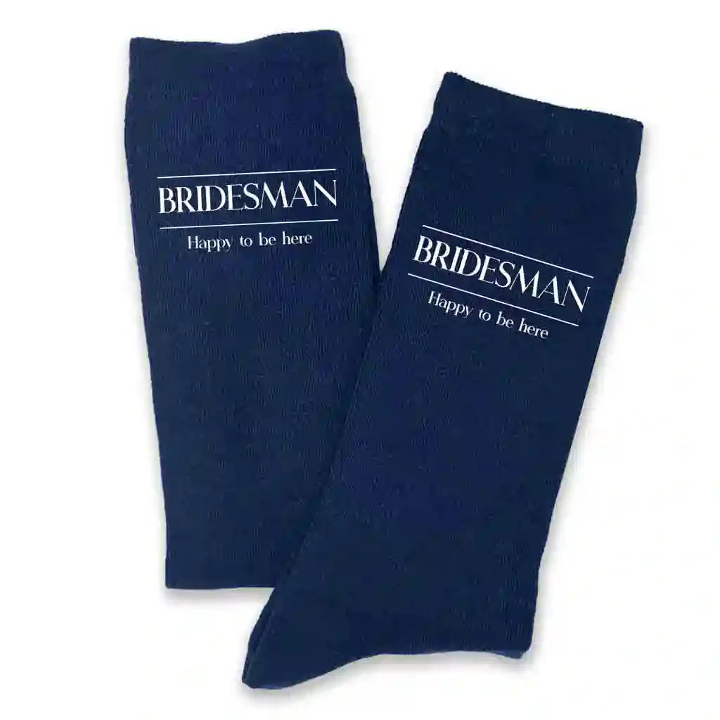 Classic Wedding Role Socks with Funny Sayings