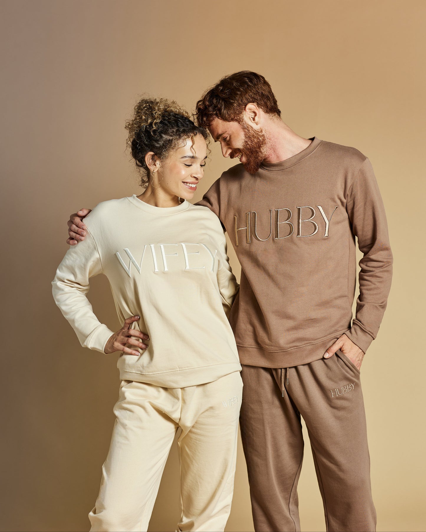 Embroidered WIFEY & HUBBY Sets to Complete Your Look