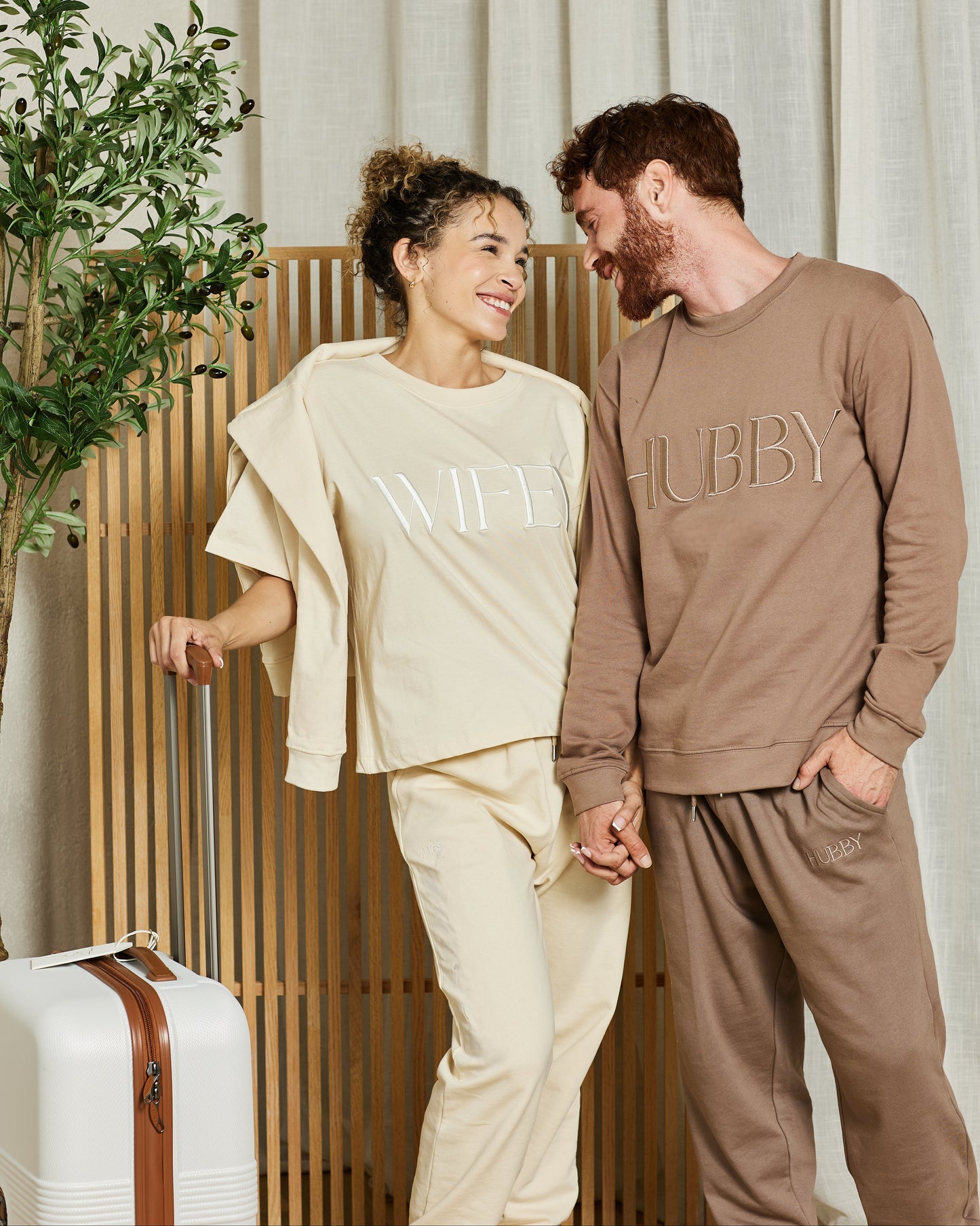 Embroidered WIFEY & HUBBY Sets to Complete Your Look