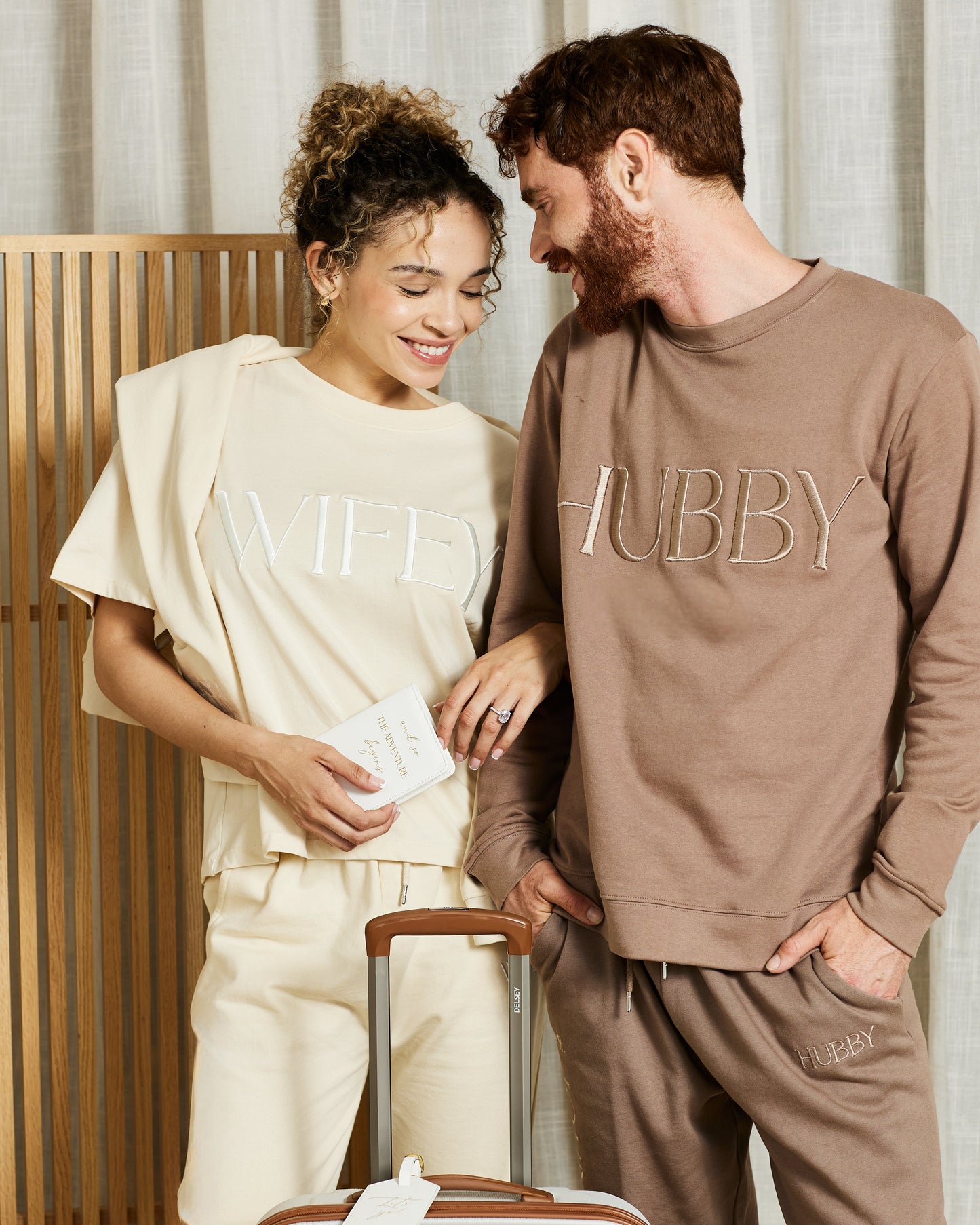 Embroidered WIFEY & HUBBY Sets to Complete Your Look
