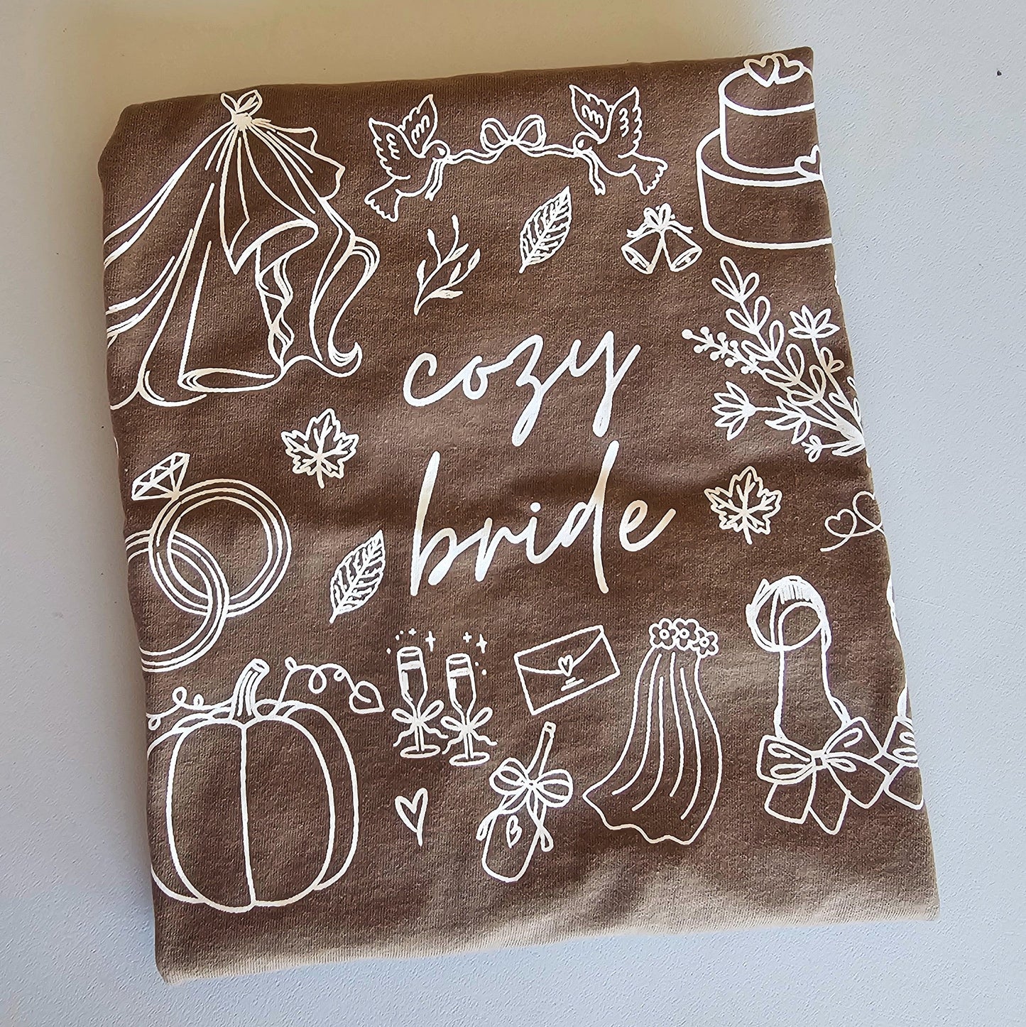 Cozy Bride & Cozy Wife Fall Graphic T-Shirt