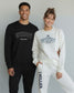 WIFEY + HUBBY Varsity Crewnecks & Joggers Set