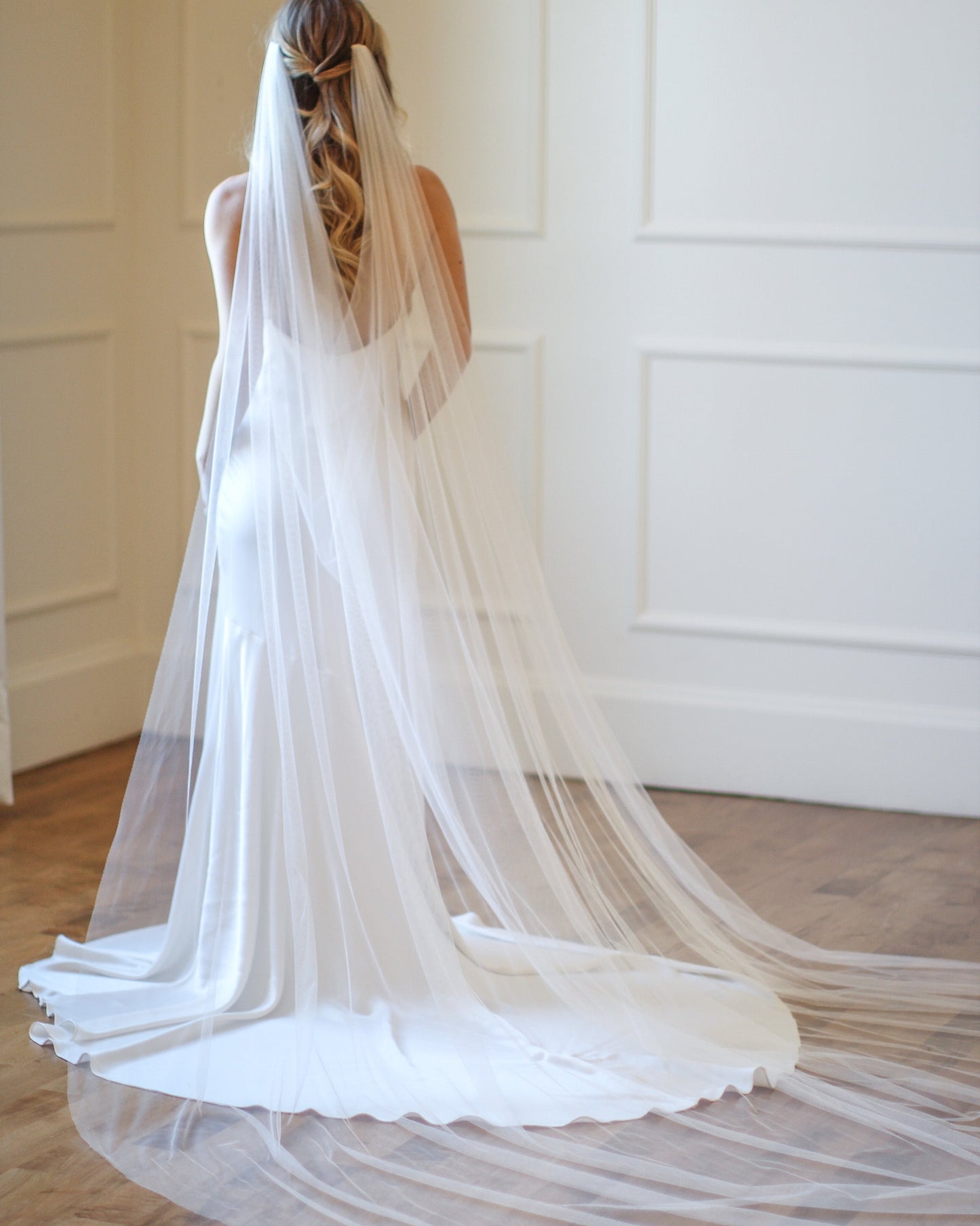 English Net Draped Veil