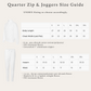 Embossed MR & MRS Quarter Zip/Joggers Sets