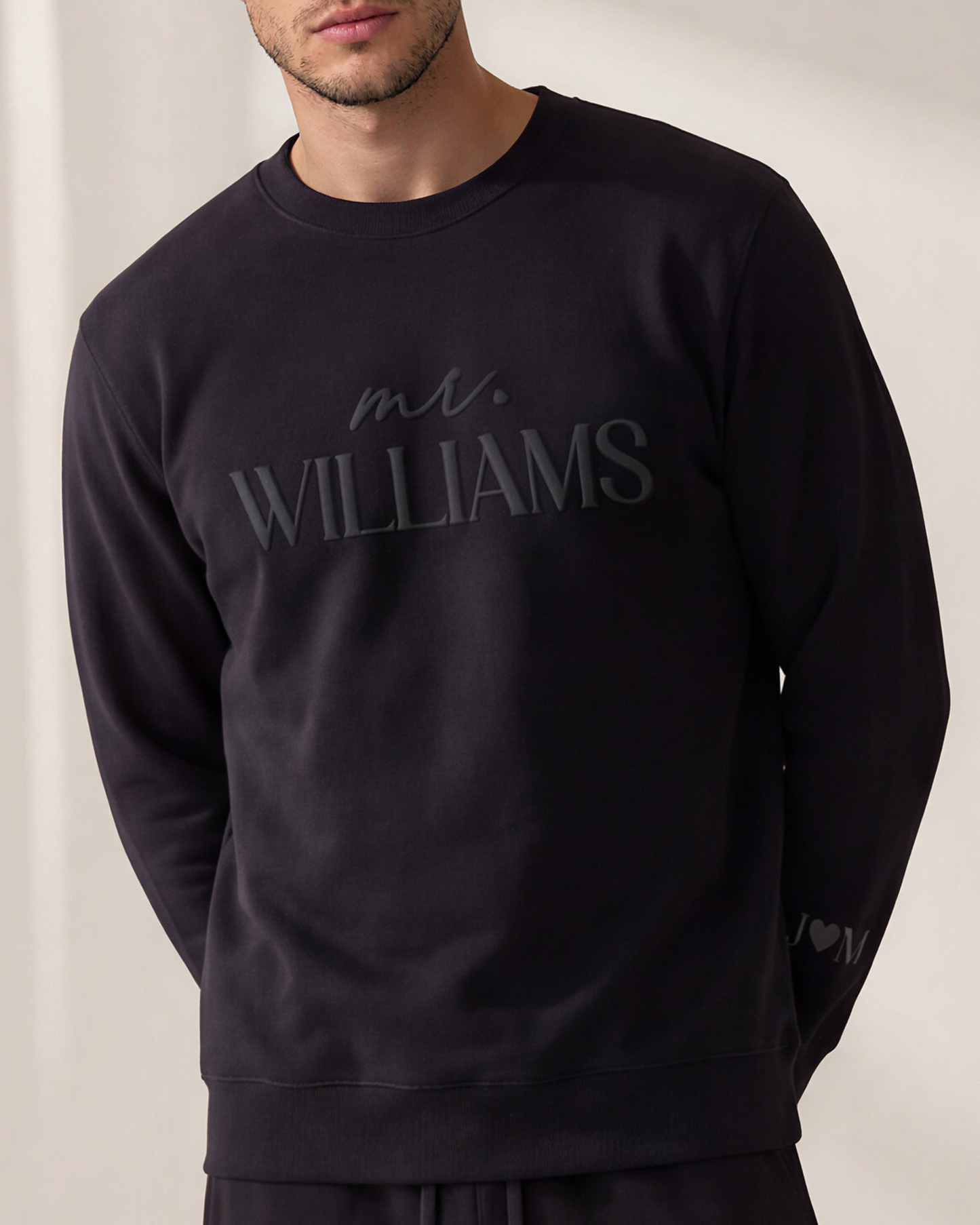 MRS + MR Crewnecks & Joggers Sets (3D Puff)