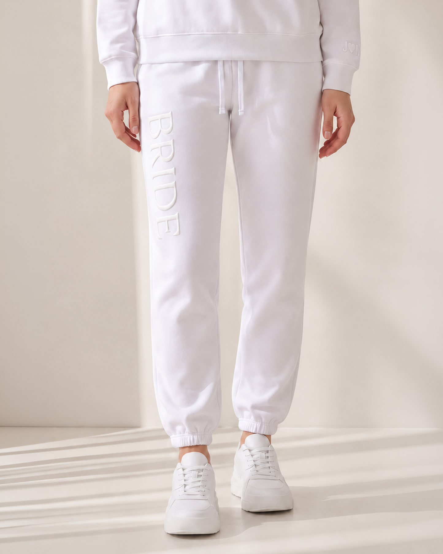 Classic BRIDE Crewneck & Joggers Set (3D Puff)