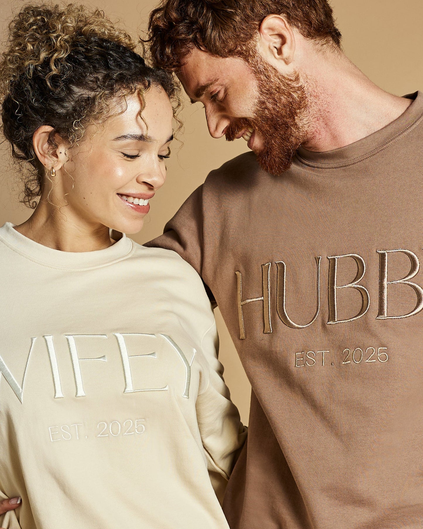 Embroidered WIFEY & HUBBY Sweatshirts Bundle