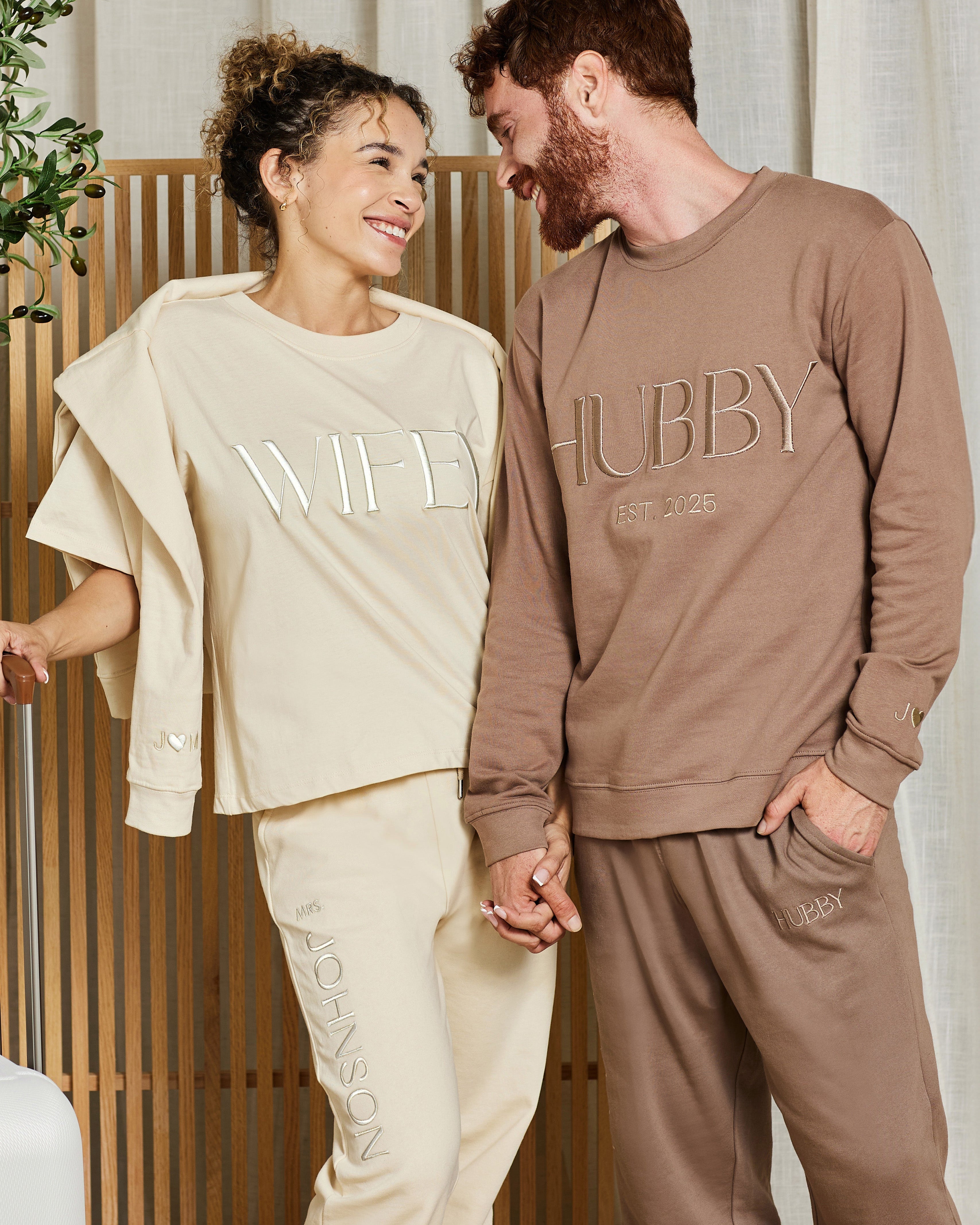 WIFEY & HUBBY Travel Comfy sets!