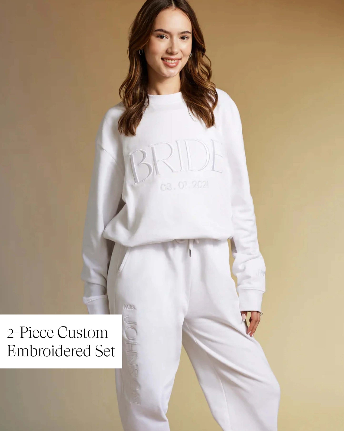 BRIDE Crewneck & Joggers Set (Embroidered)