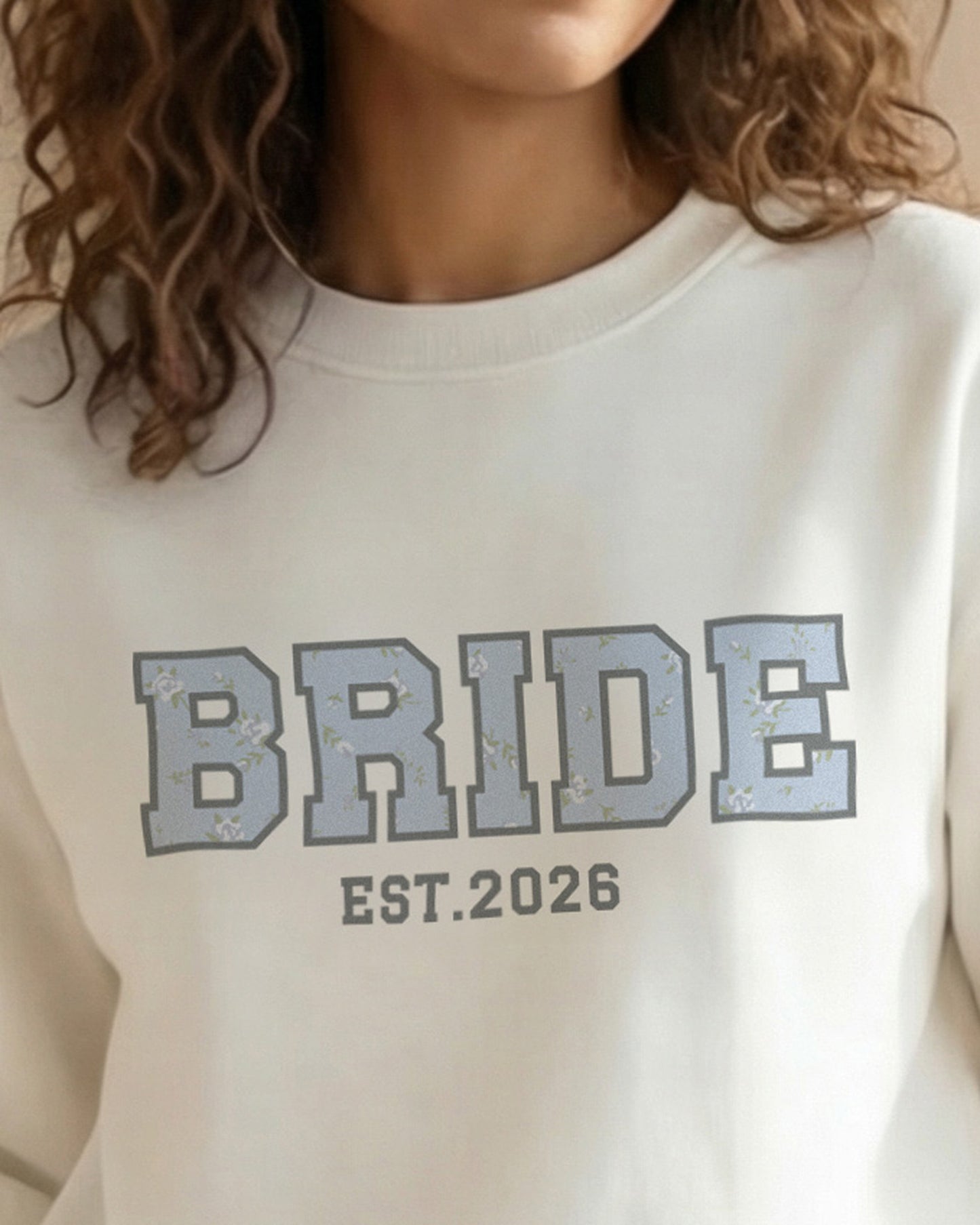 BRIDE/WIFEY Varsity Crewneck & Joggers Set