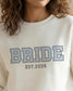 BRIDE/WIFEY Varsity Crewneck & Joggers Set